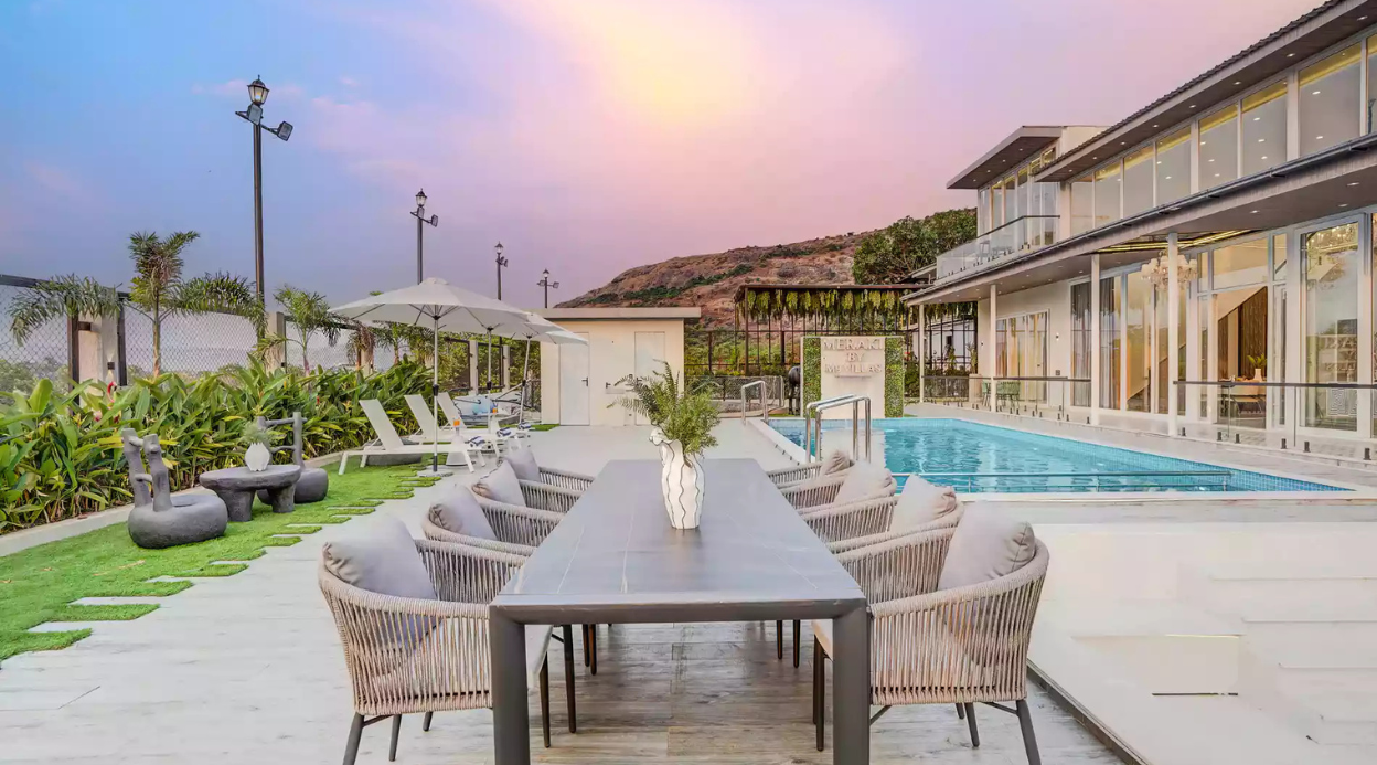 Meraki Villa 5-BHK Glass Villa With Private Pool, Balcony & Gazebo