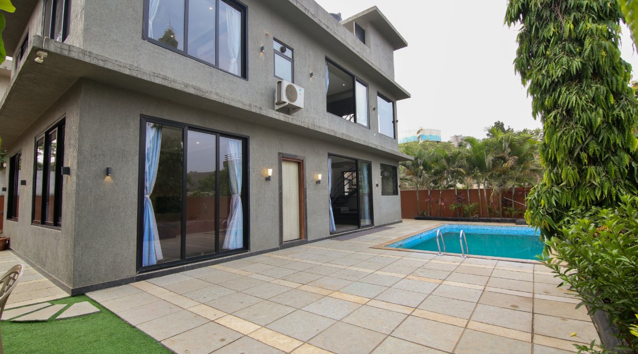Grey Stone Villa | 4-BHK Villa | With Pvt Pool In Lonavala