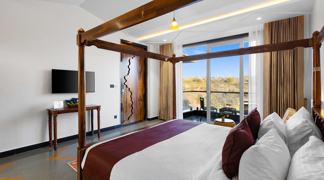 Godan Terra Estate | 10-BHK Riverside Retreat with Pool, Garden, Elevated Gazebo in Nature & Mountain Views