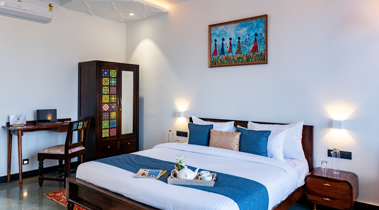 Godan Terra Estate | 10-BHK Riverside Retreat with Pool, Garden, Elevated Gazebo in Nature & Mountain Views