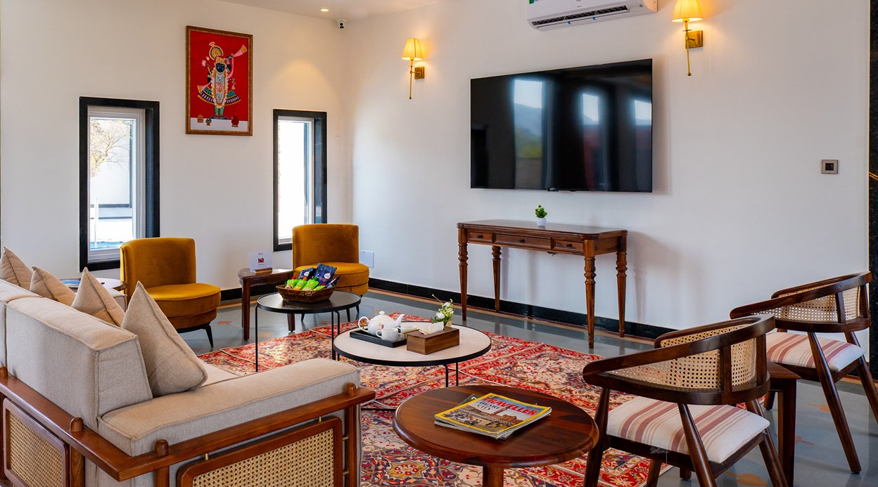 Godan Terra Estate | 10-BHK Riverside Retreat with Pool, Garden, Elevated Gazebo in Nature & Mountain Views