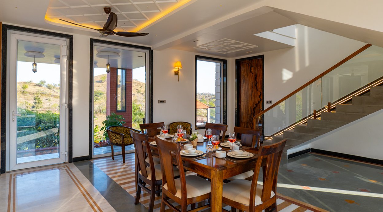 Godan Terra Estate | 10-BHK Riverside Retreat with Pool, Garden, Elevated Gazebo in Nature & Mountain Views