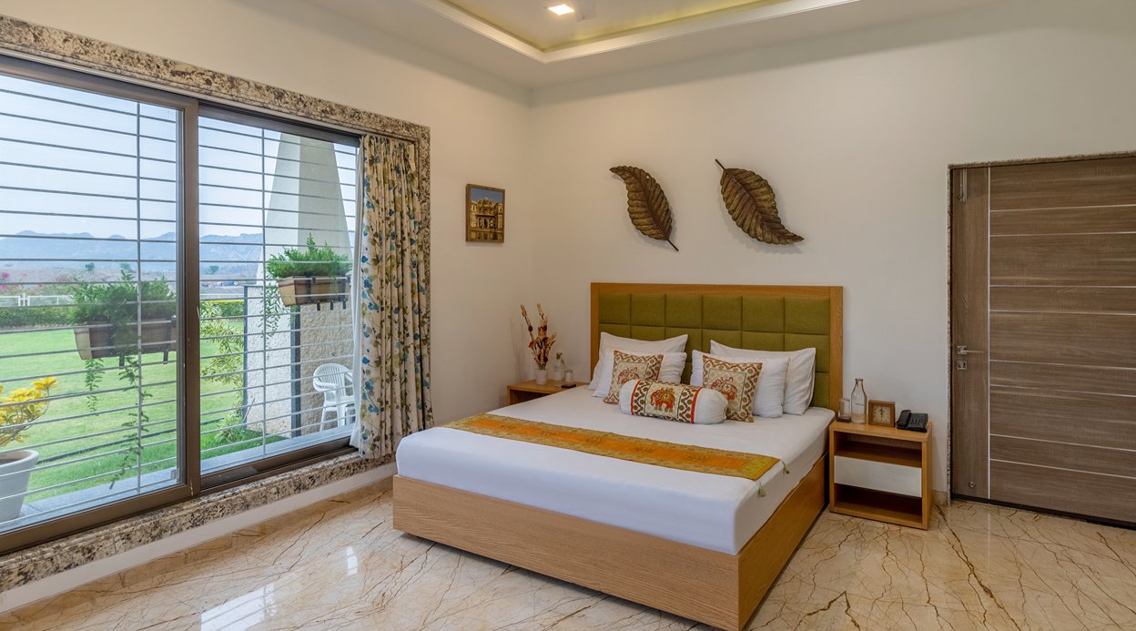 Shourya Celesta | Charming Hilltop 3-BHK Villa With Private Pool, Garden & Terrace