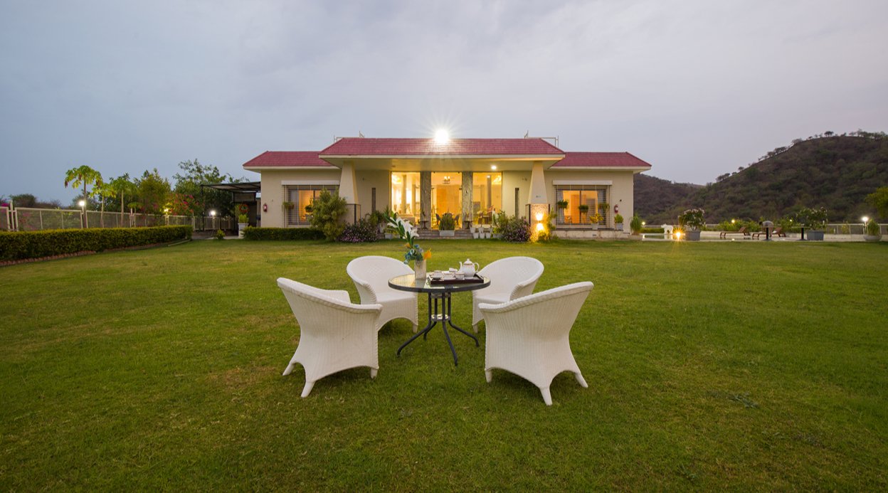 Shourya Celesta | Charming Hilltop 3-BHK Villa With Private Pool, Garden & Terrace