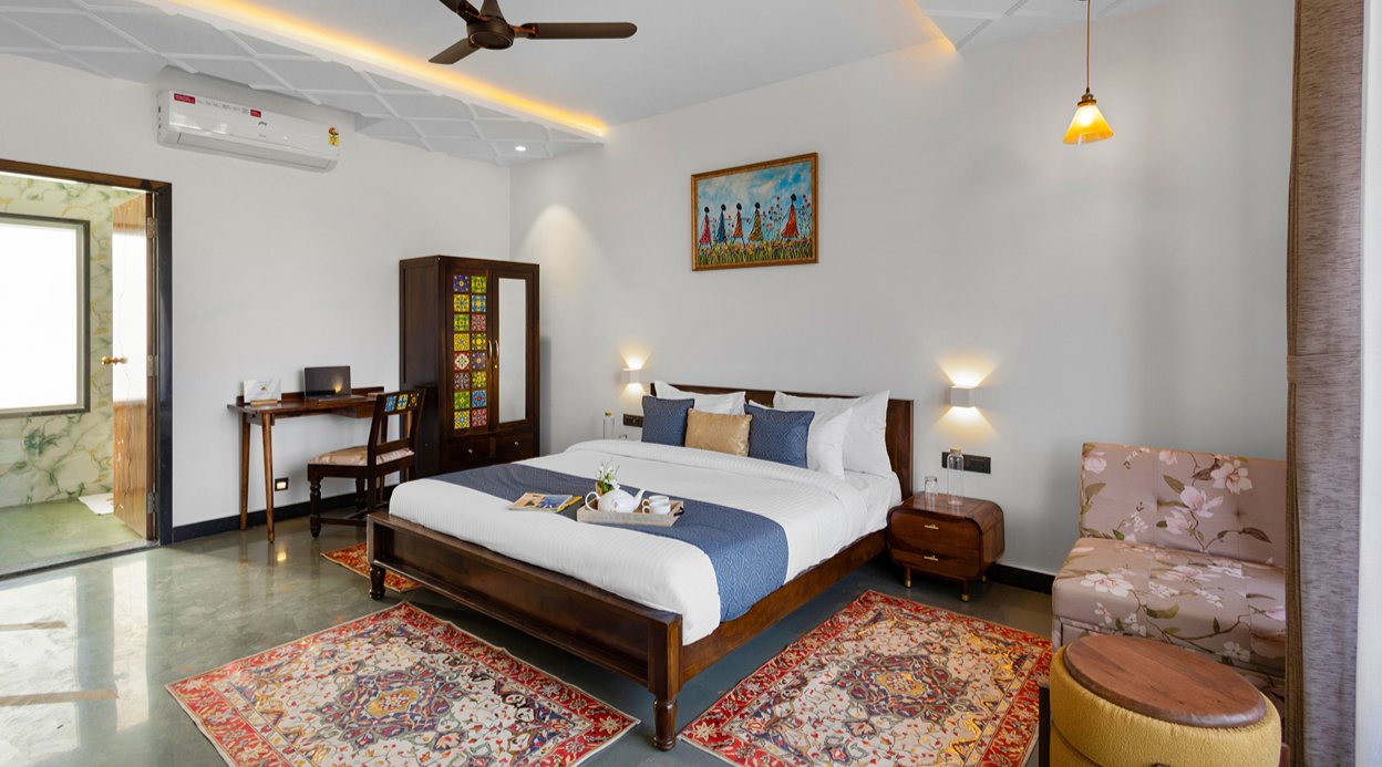 Godan Terra Cove | 6-BHK Retreat with Private Pool, Garden & Elevated Gazebo, featuring Stunning Hill & River Views