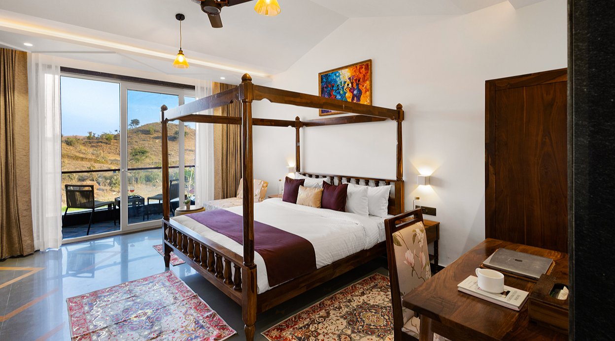 Godan Terra Cove | 6-BHK Retreat with Private Pool, Garden & Elevated Gazebo, featuring Stunning Hill & River Views