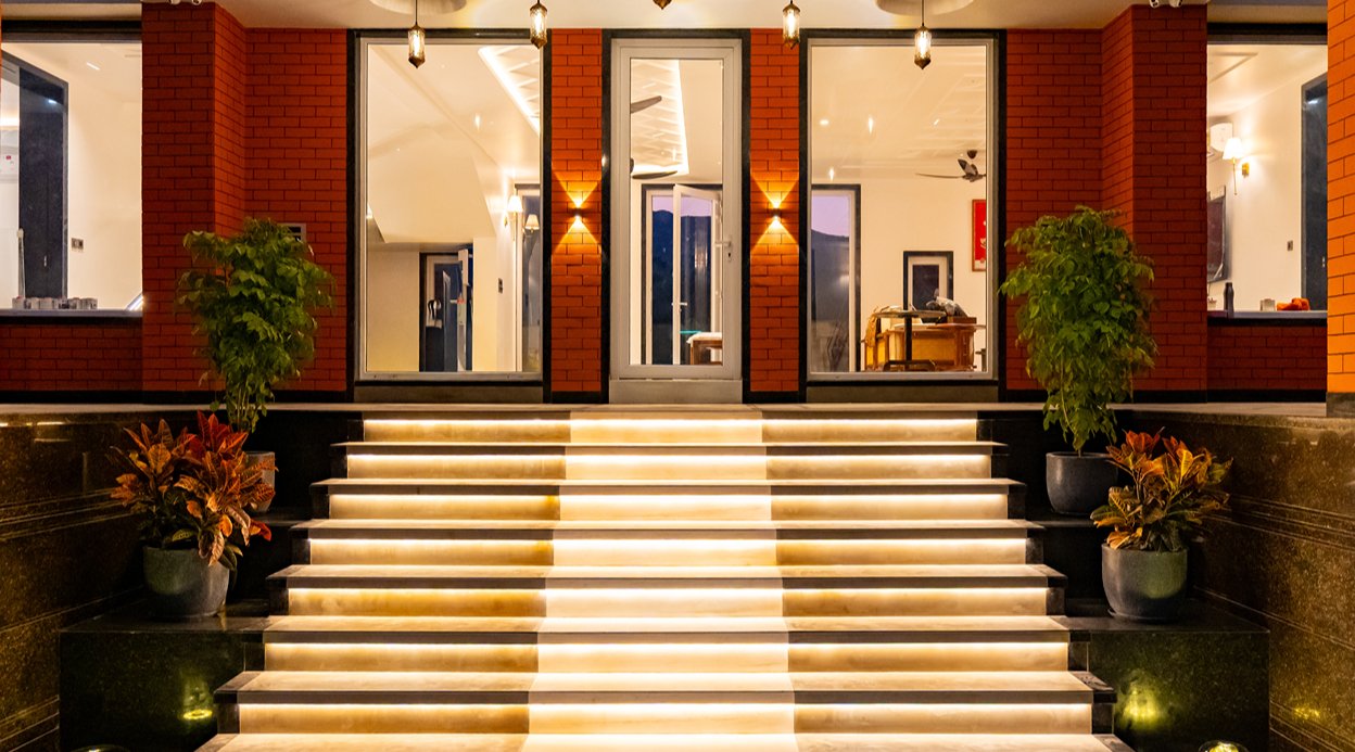 Godan Terra Cove | 6-BHK Retreat with Private Pool, Garden & Elevated Gazebo, featuring Stunning Hill & River Views