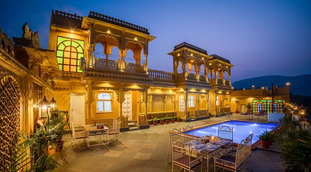 Amber Royale | Heritage 3-BHK Villa With Private Pool, Garden & Terrace