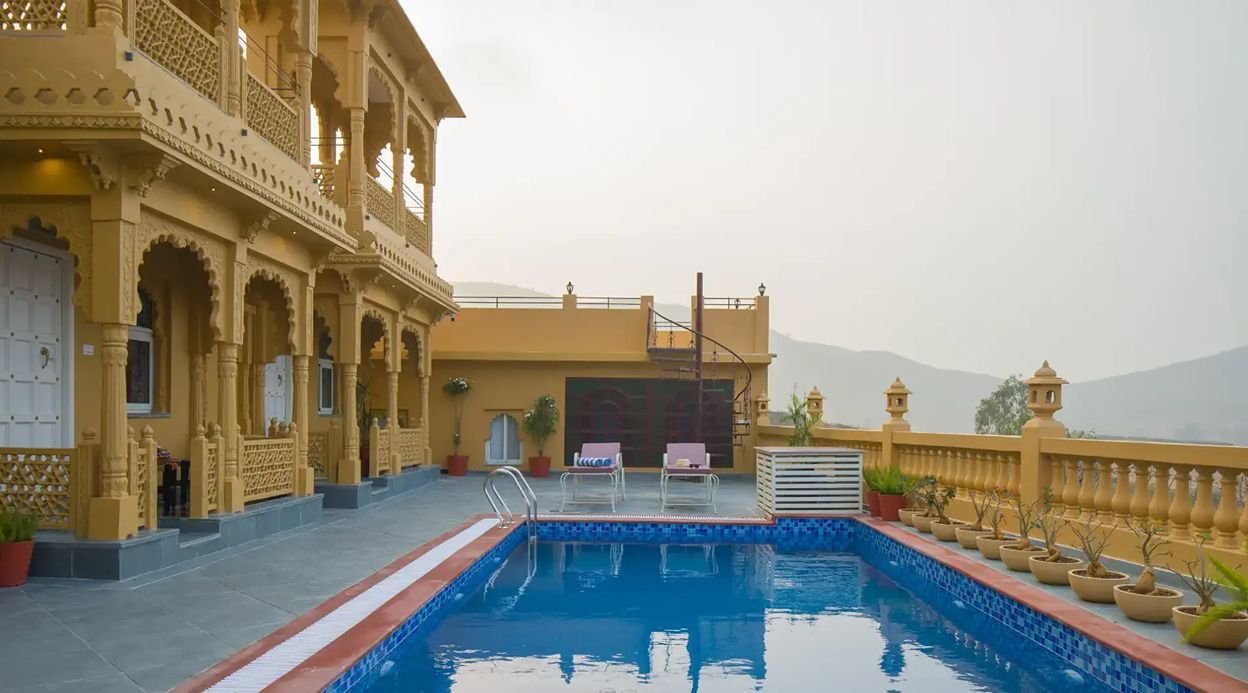 Amber Royale | Heritage 3-BHK Villa With Private Pool, Garden & Terrace