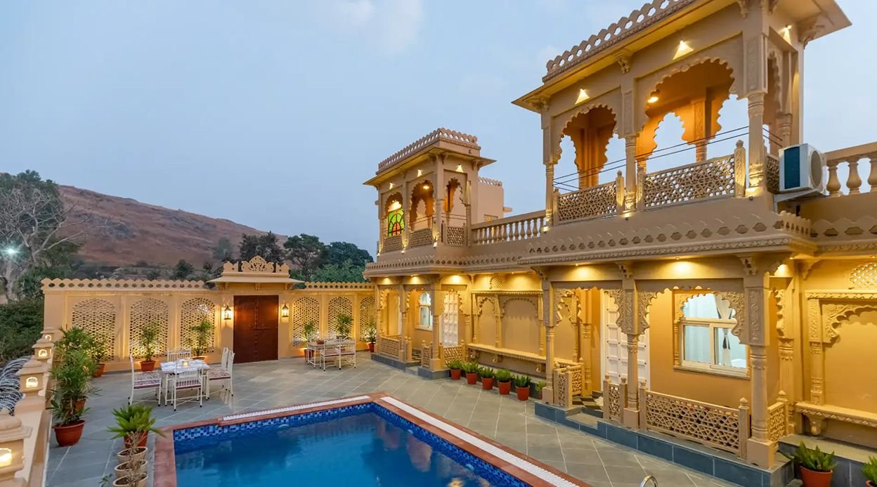 Amber Royale | Heritage 3-BHK Villa With Private Pool, Garden & Terrace