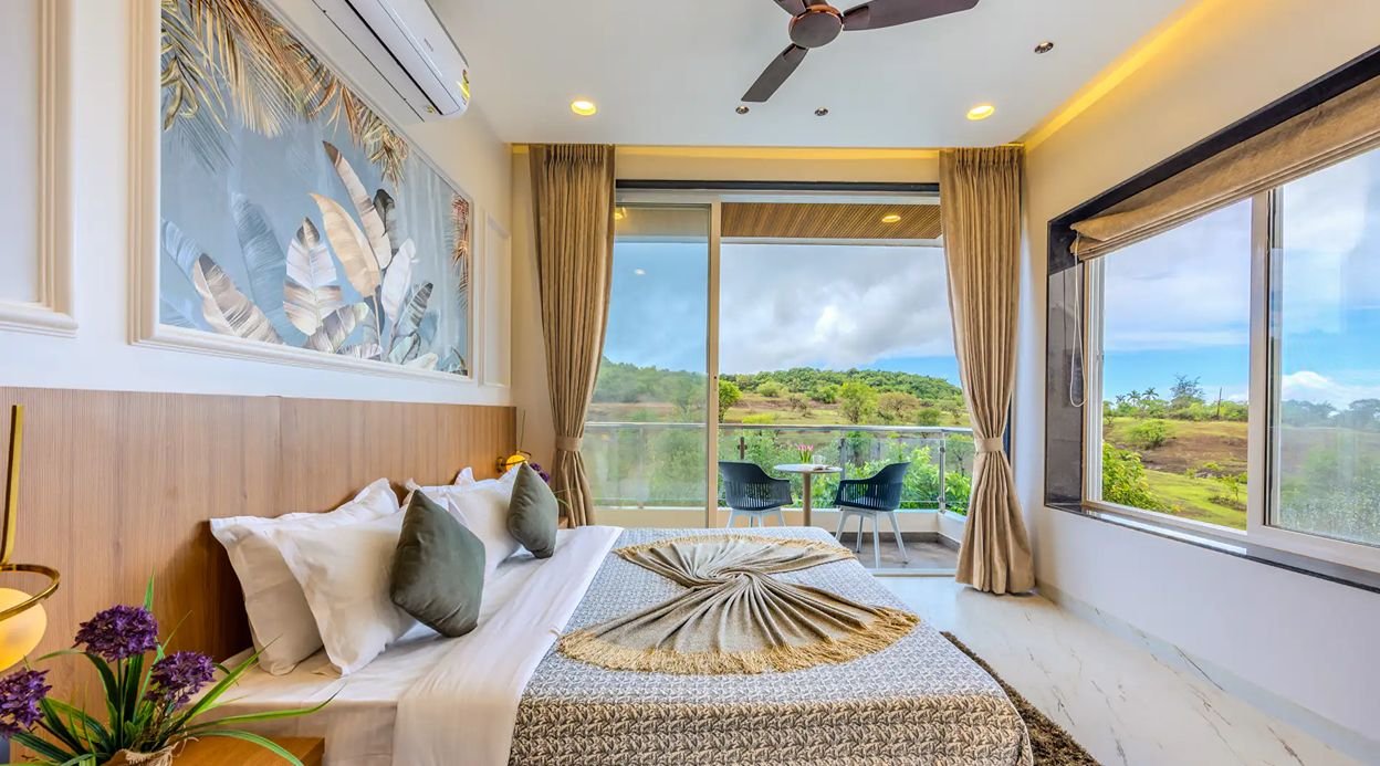 SK Villa | 4-BHK Retreat with Private Pool, Sit-Out & 360° Panoramic Views, Near Korigad Fort