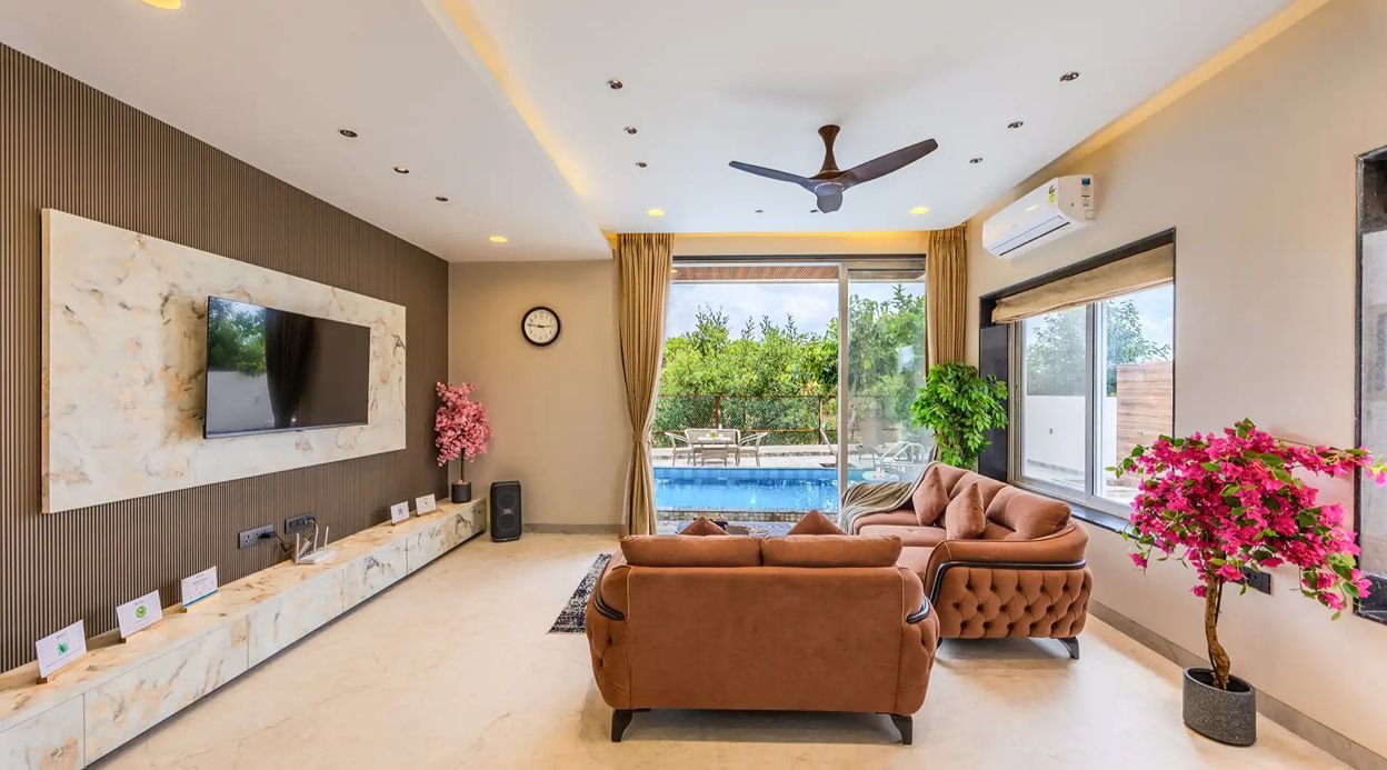 SK Villa | 4-BHK Retreat with Private Pool, Sit-Out & 360° Panoramic Views, Near Korigad Fort