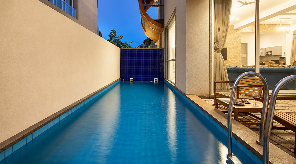 Eulophia Paradise | Luxurious 3 BHK Retreat with Private Pool, Jacuzzi Bedroom, Glass Canopy Terrace & Garden