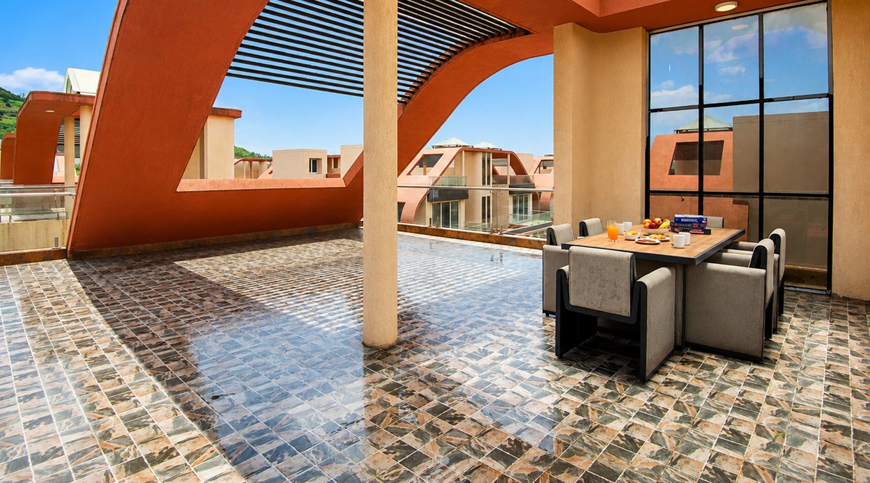 Eulophia Paradise | Luxurious 3 BHK Retreat with Private Pool, Jacuzzi Bedroom, Glass Canopy Terrace & Garden