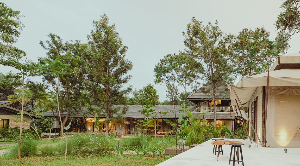Ananta Bliss Taksu | 2-BHK Pet-friendly Villa On 1-Acre of Land with Shared Pool, Gazebo & a Firepit Lounge