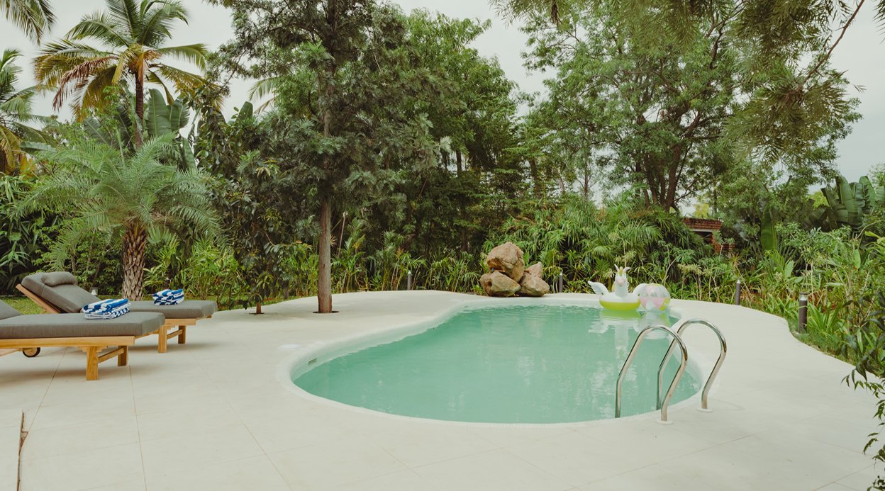 Ananta Bliss Taksu | 2-BHK Pet-friendly Villa On 1-Acre of Land with Shared Pool, Gazebo & a Firepit Lounge