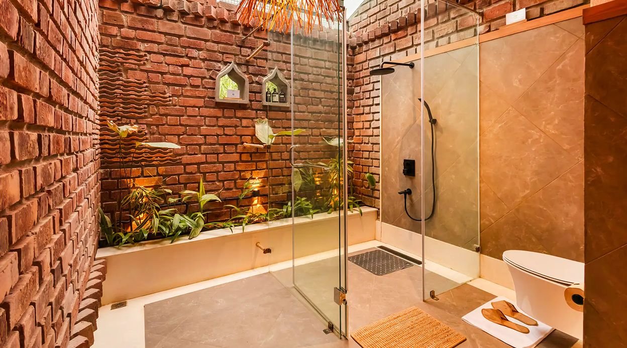 Saukhyam | Pet-Friendly 3 BHK Farm Villa with Open-Air Movie Lounge, Fire Pit, Cabana & Landscaped Garden