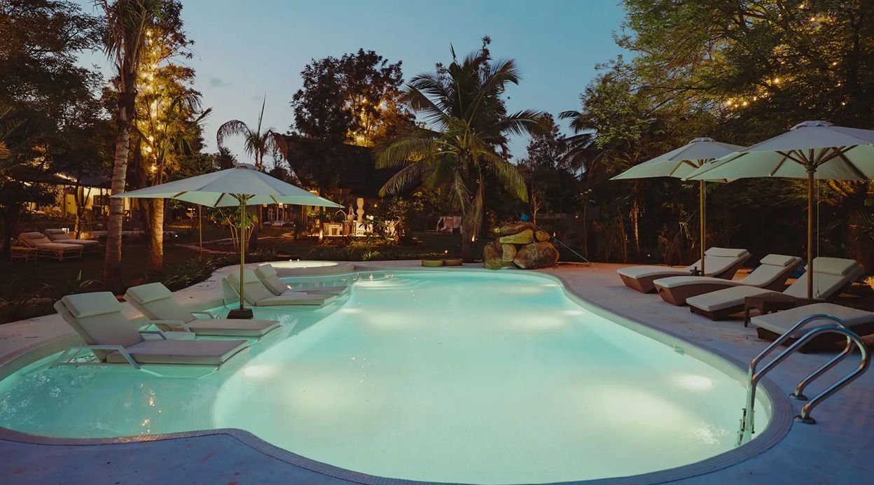 Bali Bay | 2 Balinese-Inspired 2-BHK Villas & 2 Boho Tents with a Shared Pool, Jacuzzi, Bar Lounge & Cabanas