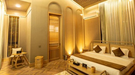 Tapovana Avani | Pet-Friendly 2-BHK Villa with Garden, Shared Pool, Gazebo & Firepit Lounge