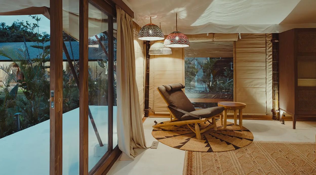 Ananta Bliss Bale | Pet-friendly Tent on 1-Acre with Shared Pool, Sunken Firepit, Gazebo & a Lush Garden