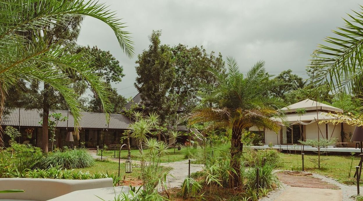 Ananta Bliss Talam | 3-BHK Pet-friendly Villa On 1-Acre of Land with Shared Pool, Firepit, Garden & Gazebo