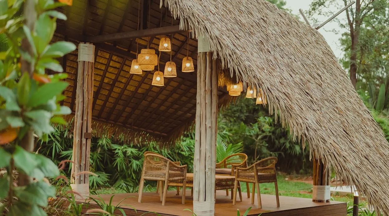 Ananta Bliss Talam | 3-BHK Pet-friendly Villa On 1-Acre of Land with Shared Pool, Firepit, Garden & Gazebo