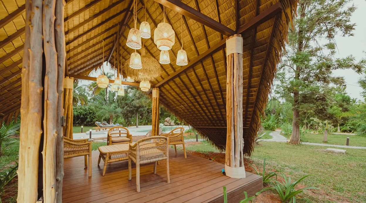 Ananta Bliss Talam | 3-BHK Pet-friendly Villa On 1-Acre of Land with Shared Pool, Firepit, Garden & Gazebo