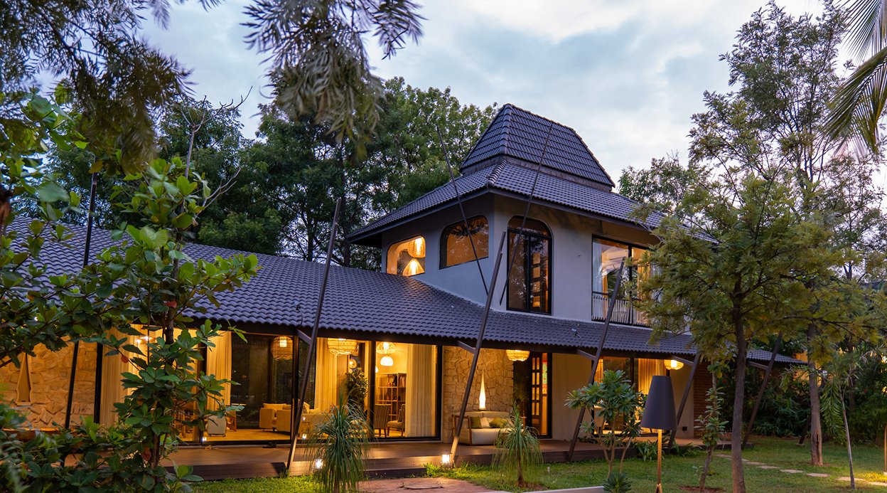 Arevana | 3 BHK Villa + Luxury Tent with Private Pool, Gazebo & Fire Pit